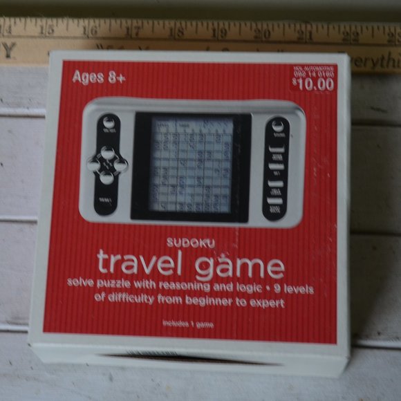 SOLD battery electronic Sudoku travel game new puzzle strategy number game 2008 - Picture 3 of 12